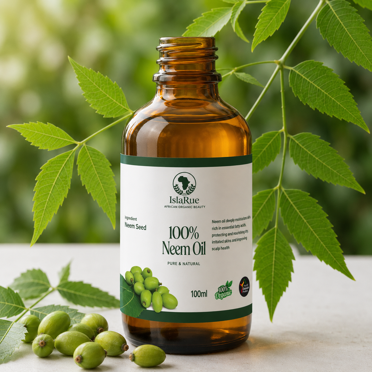 neem oil 100% pure natural skincare UK Islarue