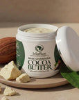 Raw Ghana cocoa butter unrefined natural skincare UK