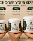 Raw Ghana Cocoa Butter – 100% Unrefined Natural Moisturiser